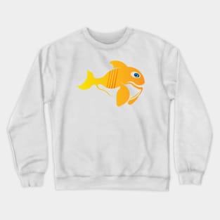 Cute fish whale Crewneck Sweatshirt